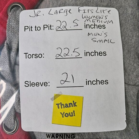 Campus Heritage Ohio State Buckeyes OSU Gray Red Hoodie Sweatshirt L - Picture 11 of 16